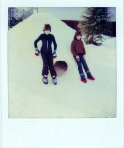 Igloo Belluno Nevicata 1985