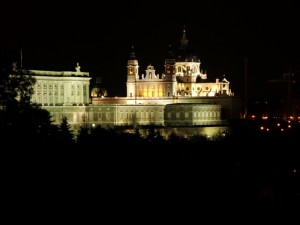 Palazzo Reale di Madrid Nottturno