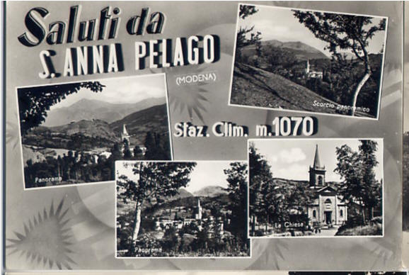 Cartolina S. Anna Pelago (MO)  1959